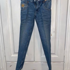 Boys Cinch adjustable waist blue jeans